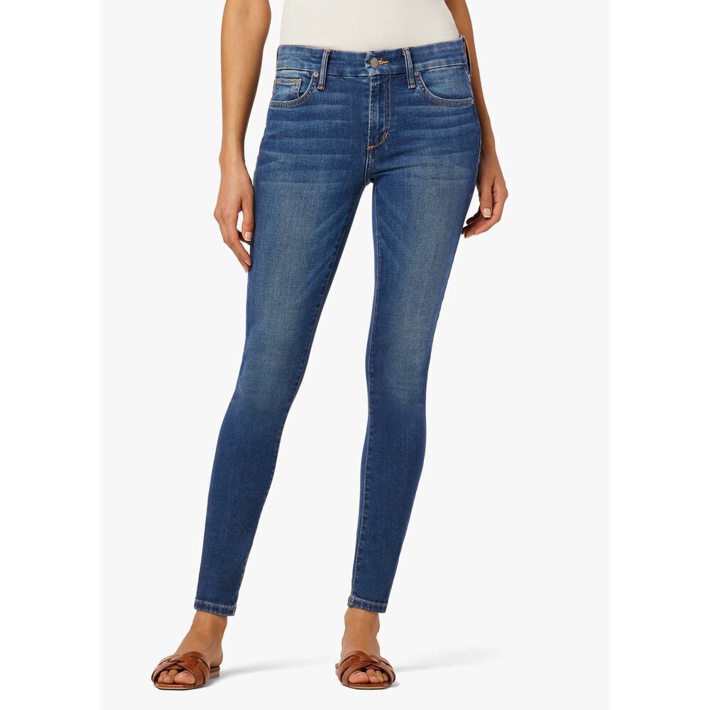 Joe's Jeans Flawless The Icon Mid Rise Skinny Ankle Blue Size 30